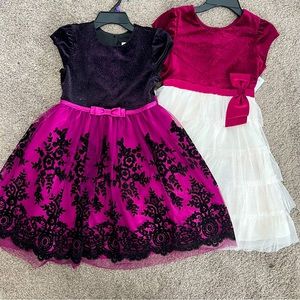 2 Little Girls Holiday Dresses Size 10 *NWT*